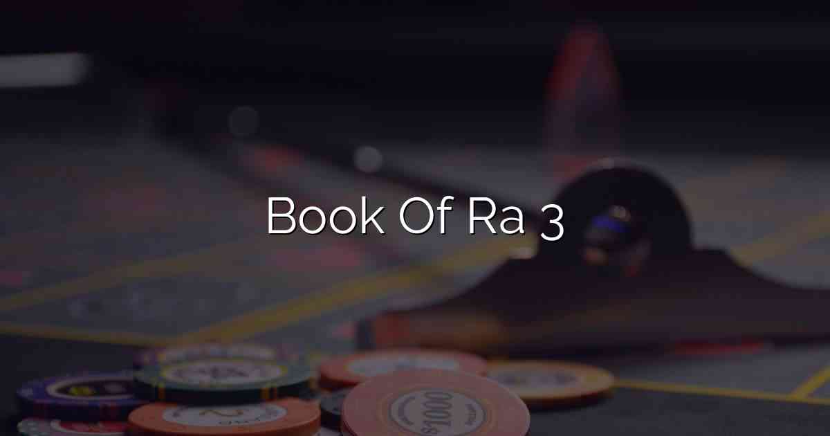 Book Of Ra 3